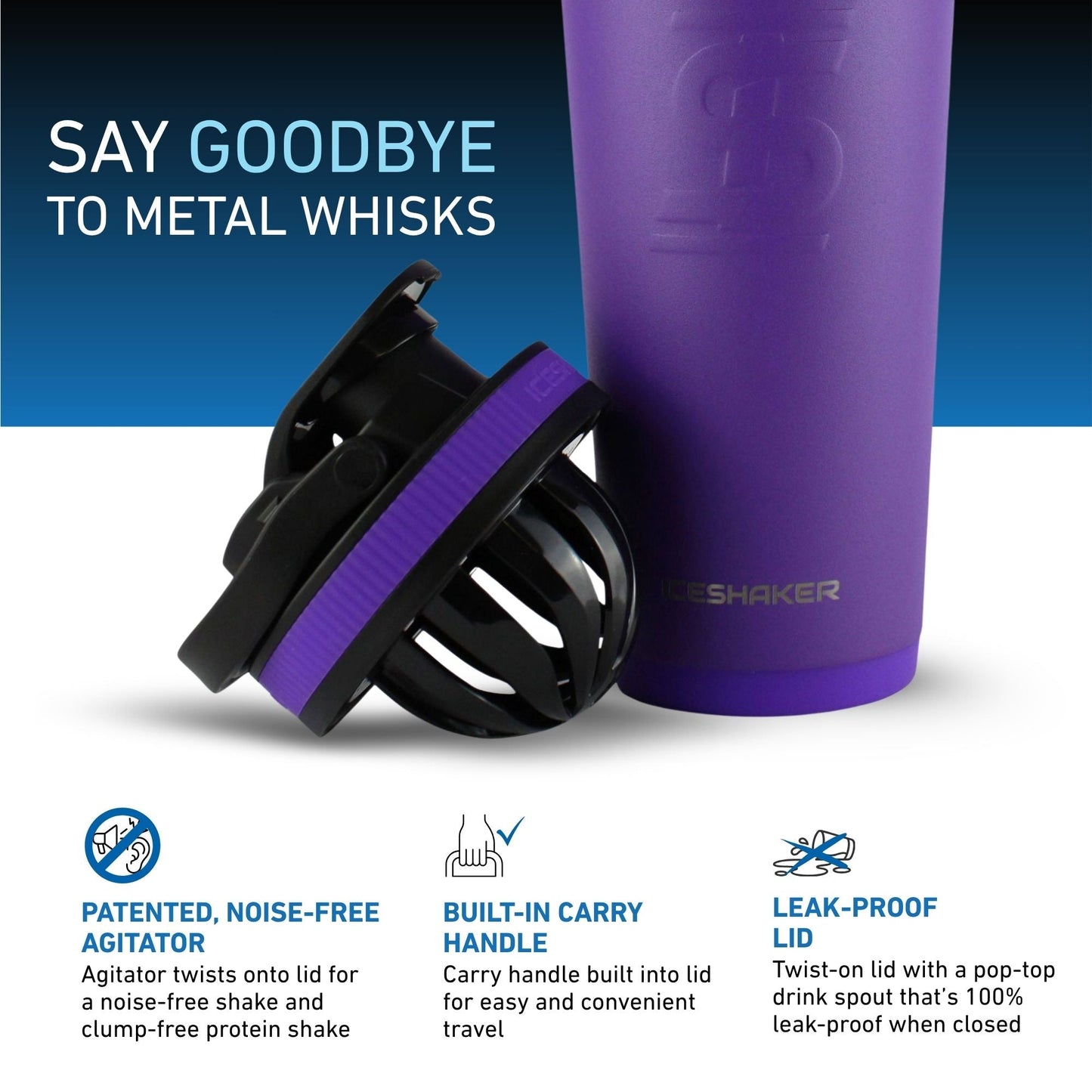 26oz Ice Shaker - Purple