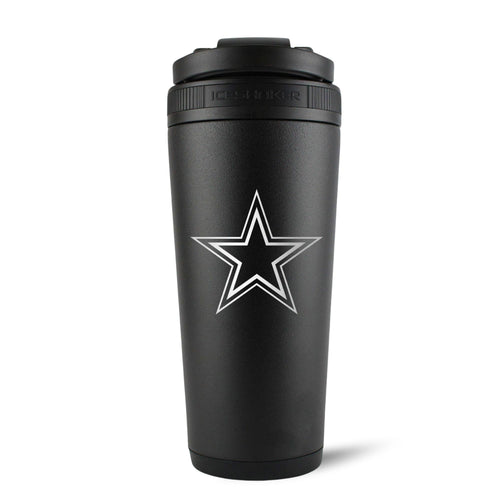 Officially Licensed Dallas Cowboys 26oz Ice Shaker - Black