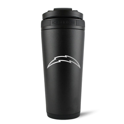 Officially Licensed Los Angeles Chargers 26oz Ice Shaker - Black