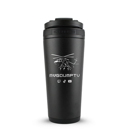 Custom MagDump TV Helicopter 26oz Ice Shaker - Black