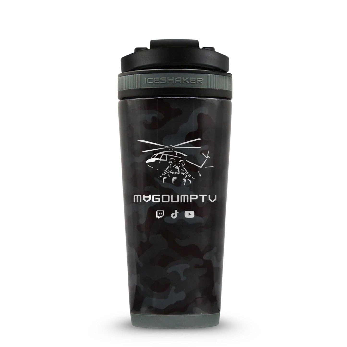 Custom MagDump TV Helicopter 26oz Ice Shaker
