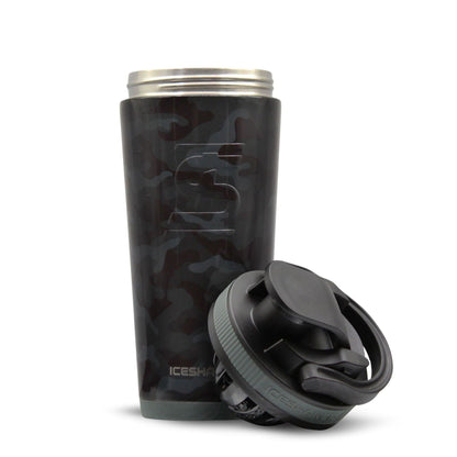 Custom MagDump TV Helicopter 26oz Ice Shaker - Black Camo