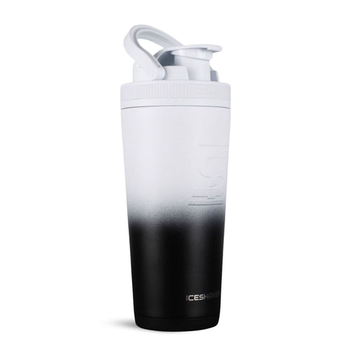 Ice Shaker Ombre Series 26oz Shaker Bottle - Black White Ombre