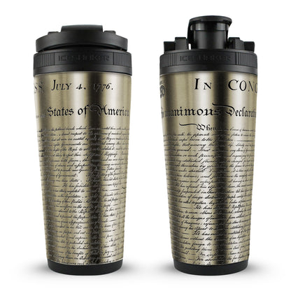 Ice Shaker Declaration of Independence 4D 26oz Ice Shaker