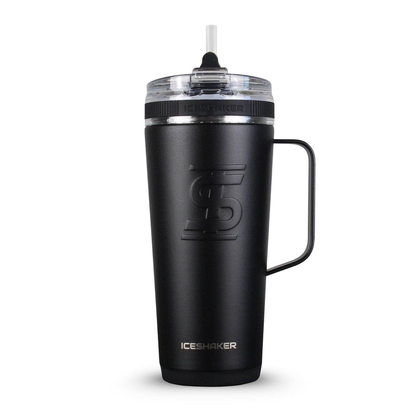 CUSTOM 26oz Flex Bottle with Handle - Black