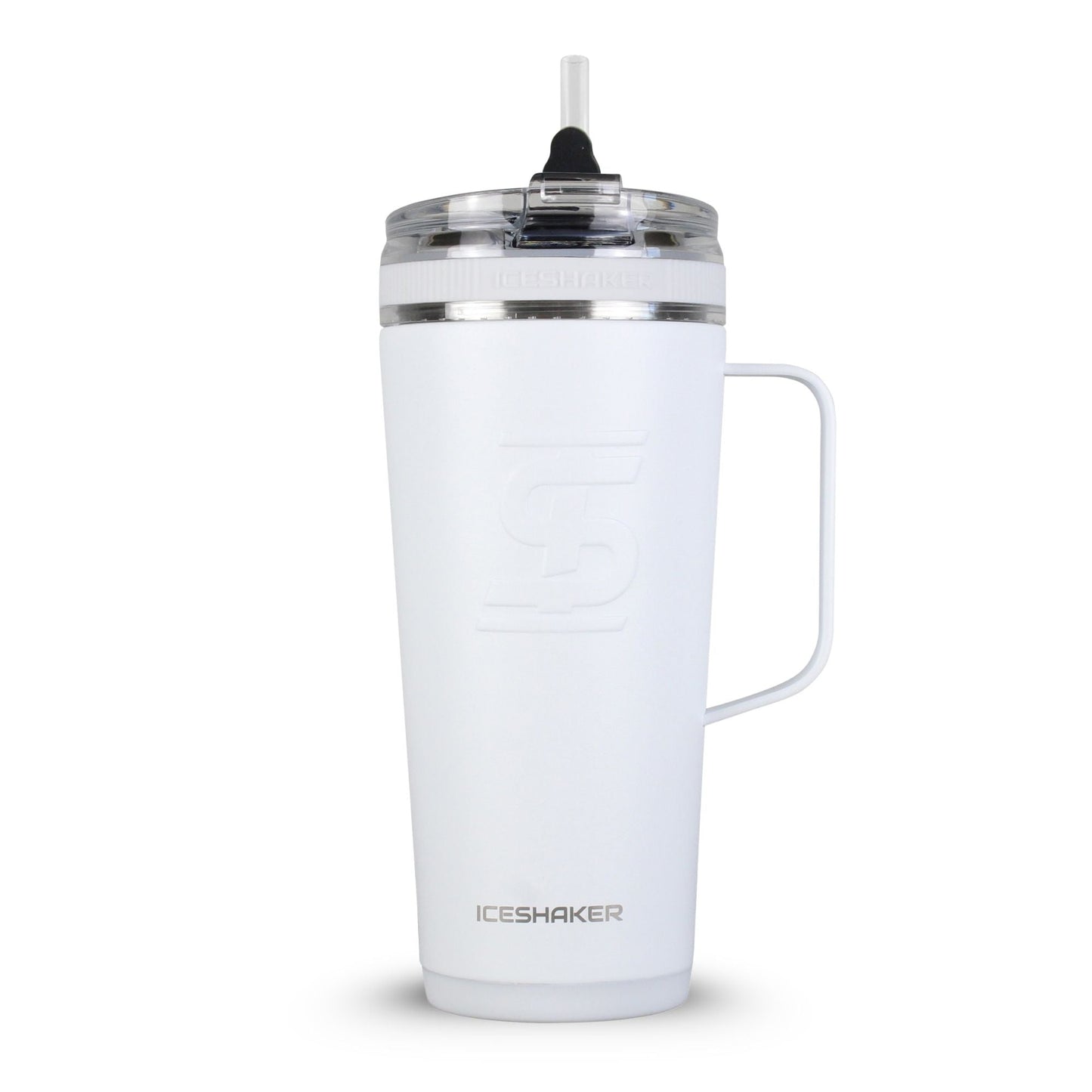 CUSTOM 26oz Flex Bottle with Handle - White