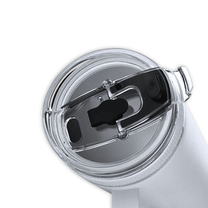 26oz Flex Bottle with Handle - White