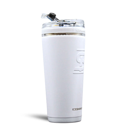 Officially Licensed Las Vegas Raiders 26oz Flex Bottle - White