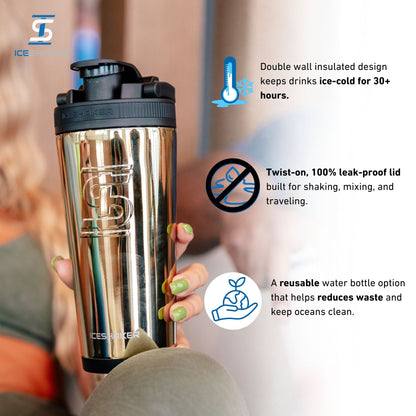 26oz Ice Shaker - Gold