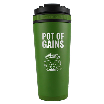 St. Patrick's Day Pot-O-Gains 26oz Ice Shaker