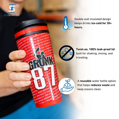 26oz Ice Shaker - Gronk 87 Record Breaker Edition