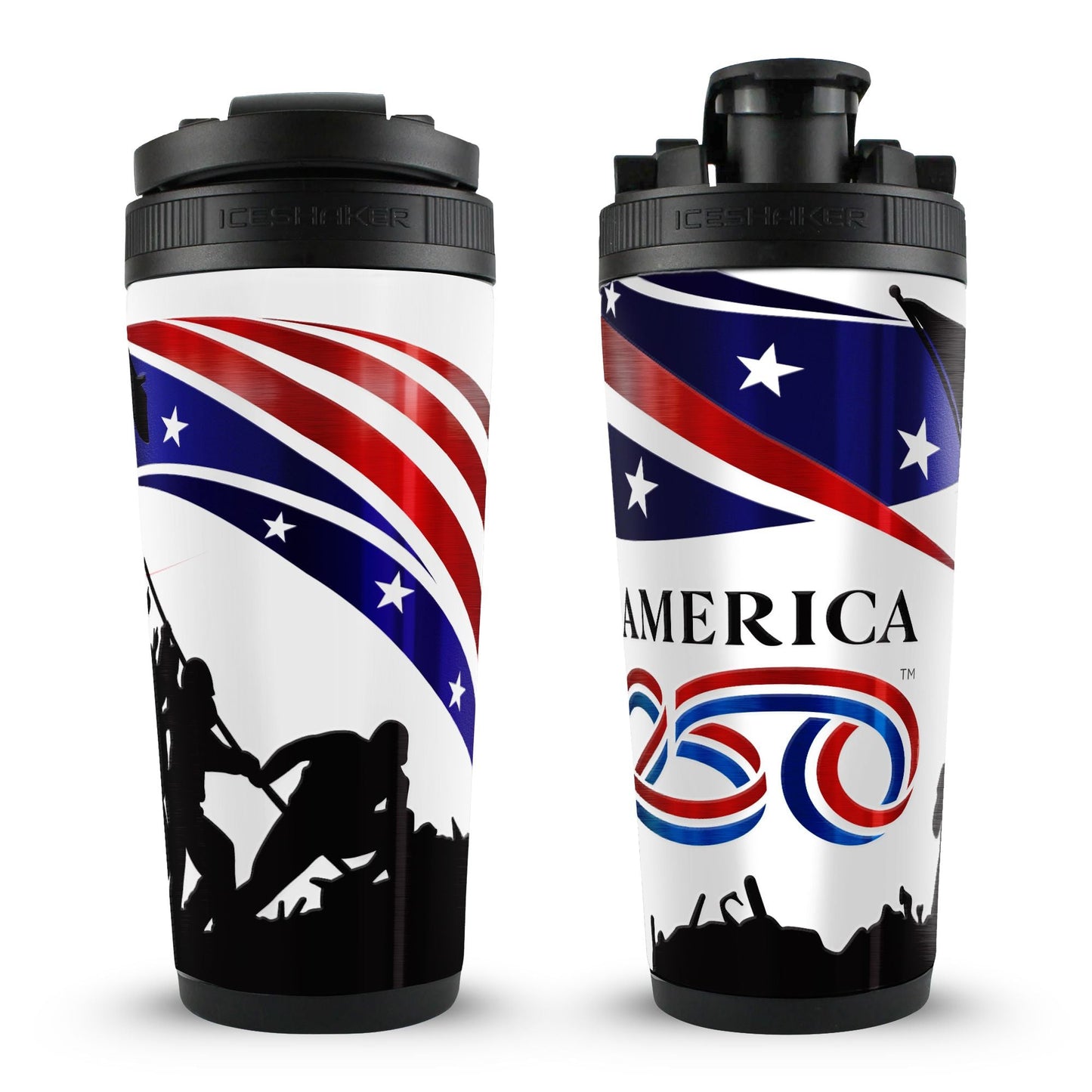 Ice Shaker Allegiance Series 26oz Shaker Bottle - Iwo Jima