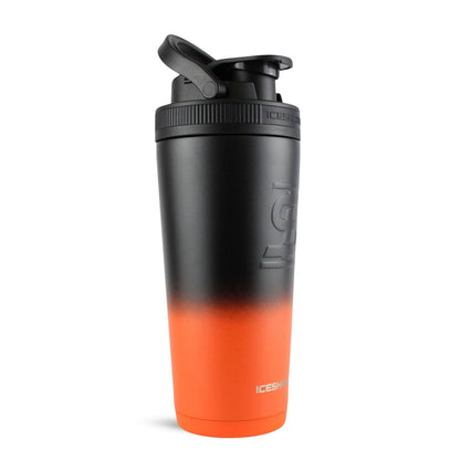 Ice Shaker Ombre Series 26oz Shaker Bottle - Orange Black Ombre