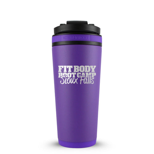 CUSTOM Sioux Falls Fit Body Boot Camp 26oz Ice Shaker - Purple