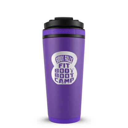 Custom Sioux Falls Fit Body Boot Camp Kettlebell 26oz Ice Shakers
