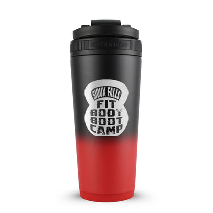 Custom Sioux Falls Fit Body Boot Camp Kettlebell 26oz Ice Shakers