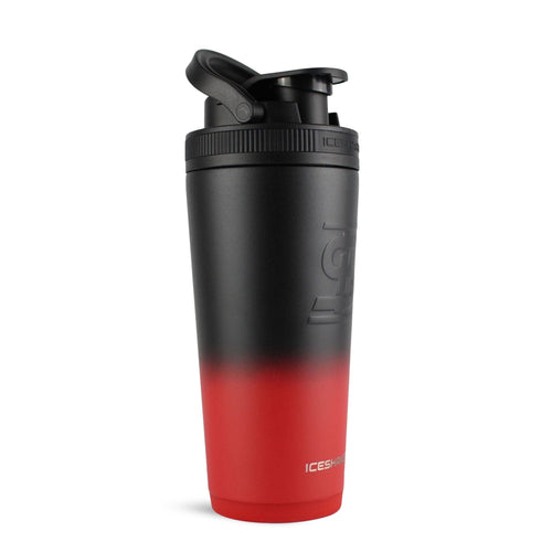 26oz Ice Shaker - Red Black Ombre