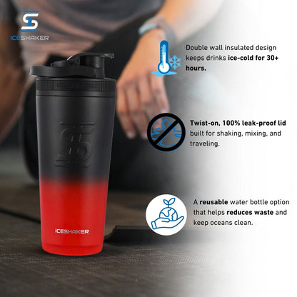 Custom Sioux Falls Fit Body Boot Camp Kettlebell 26oz Ice Shakers