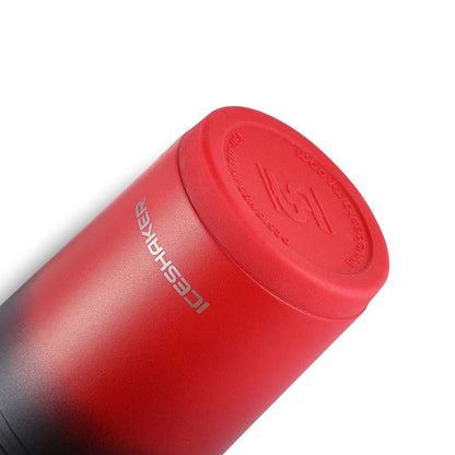 Ice Shaker Ombre Series 26oz Shaker Bottle - Red Black Ombre