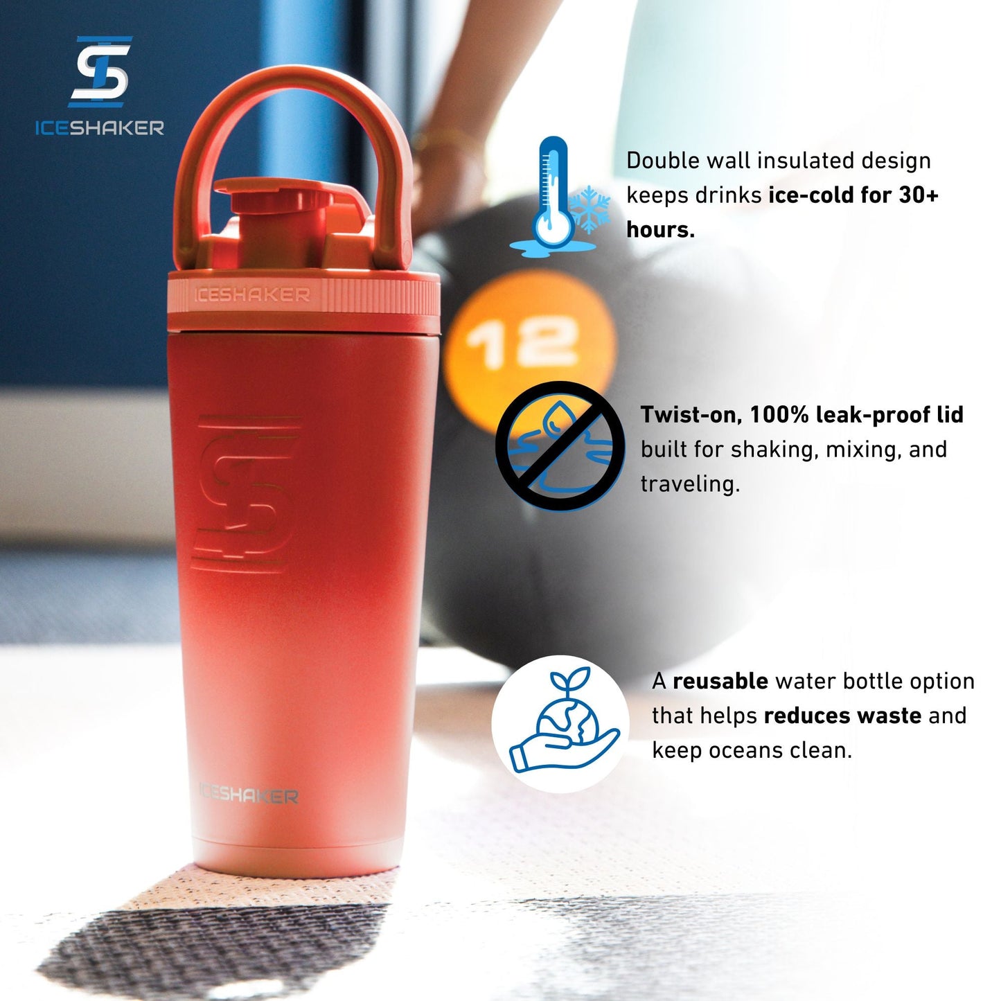 Custom Sioux Falls Fit Body Forever 26oz Ice Shakers