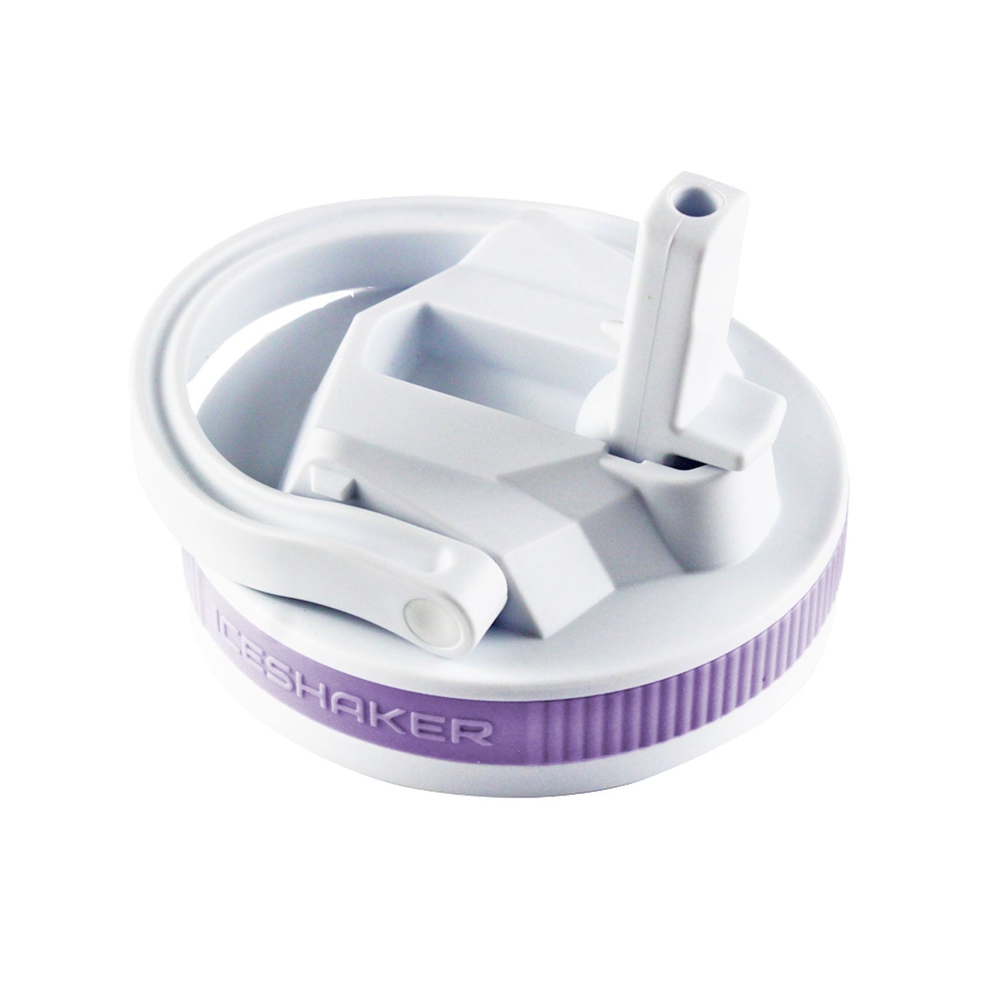 26oz Sport Lid & Internal Straw - White Lid with Mermaid Band