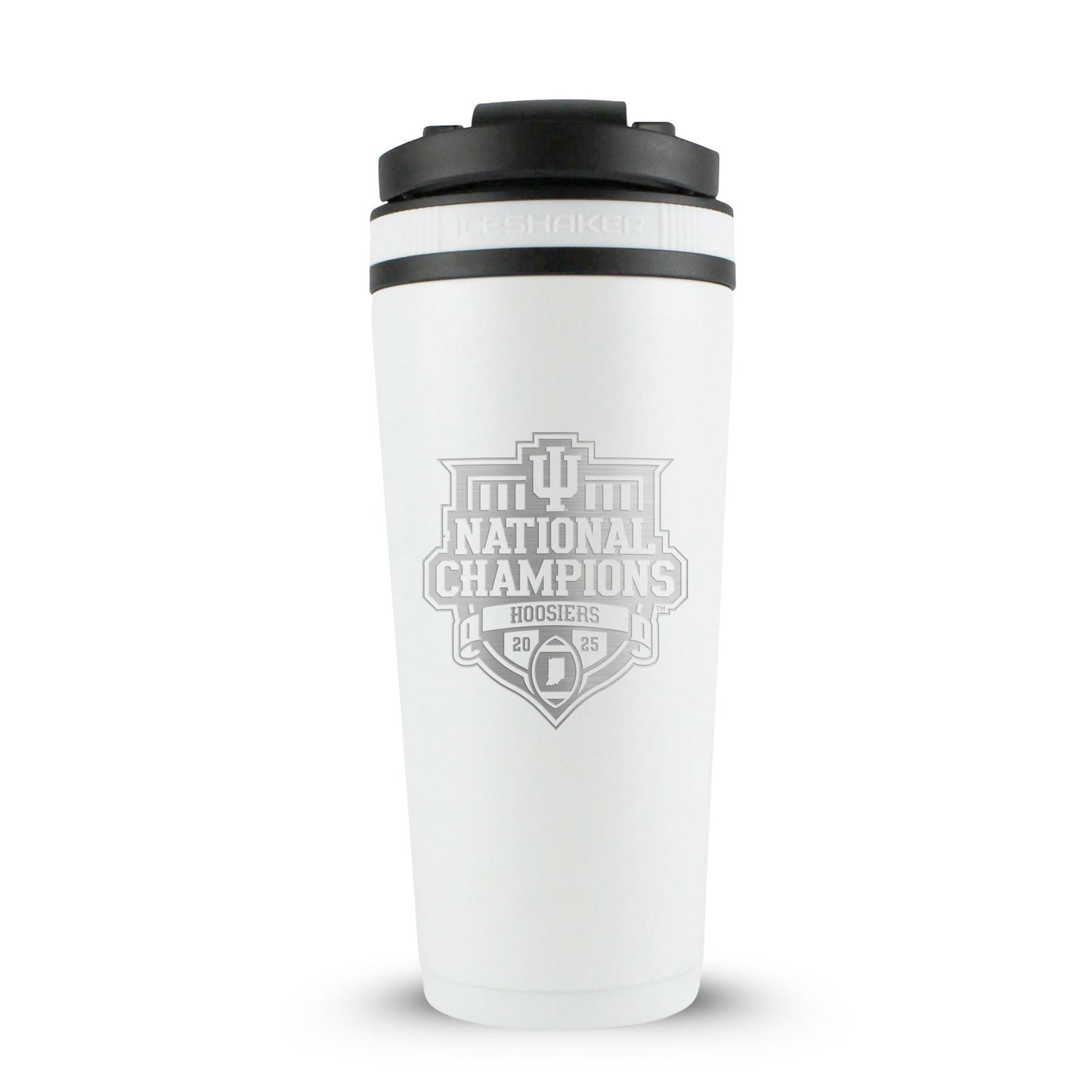 Official NCAA 2025 Indiana Hoosiers National Football Champions 26oz Ice Shaker