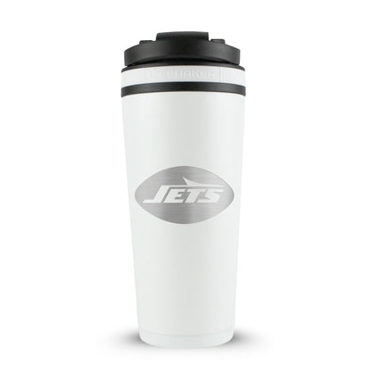 Officially Licensed New York Jets 26oz Ice Shaker - White