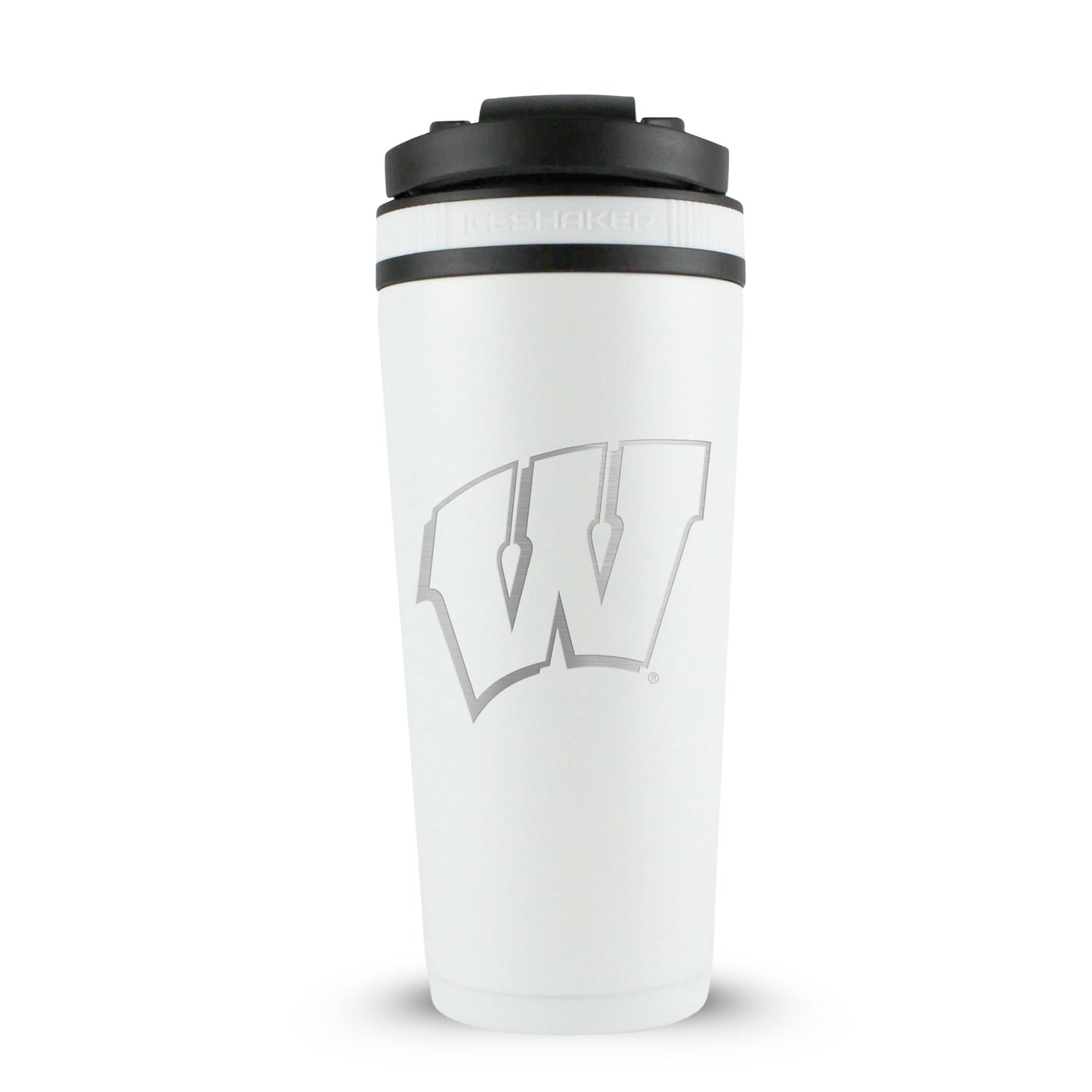 Officially Licensed University of Wisconsin 26oz Ice Shaker - White