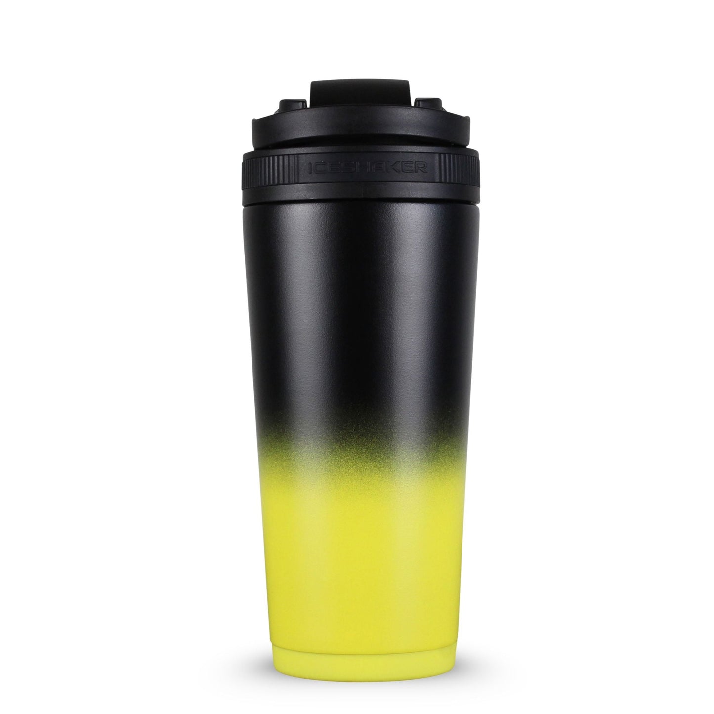 Ice Shaker Ombre Series 26oz Shaker Bottle - Yellow Black Ombre