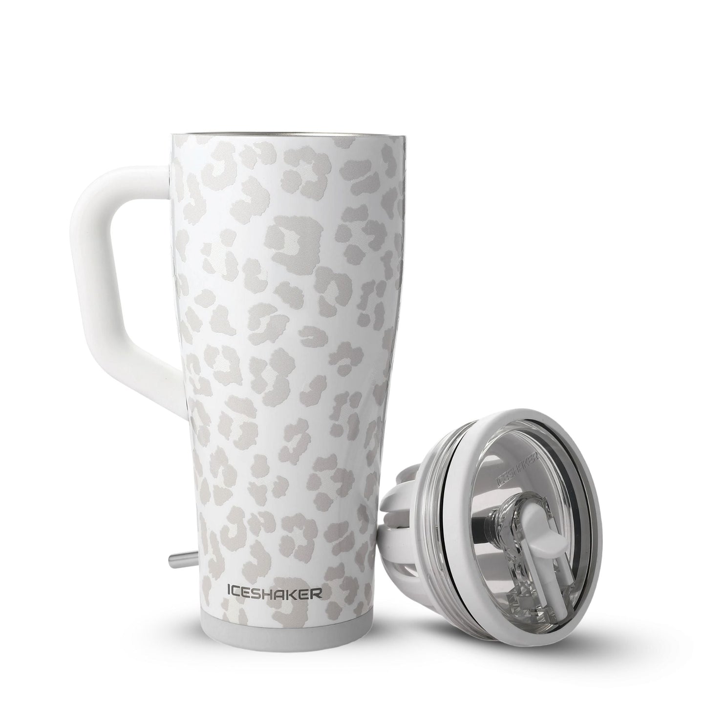 32oz Legend Series Shaker Bottle - White Leopard