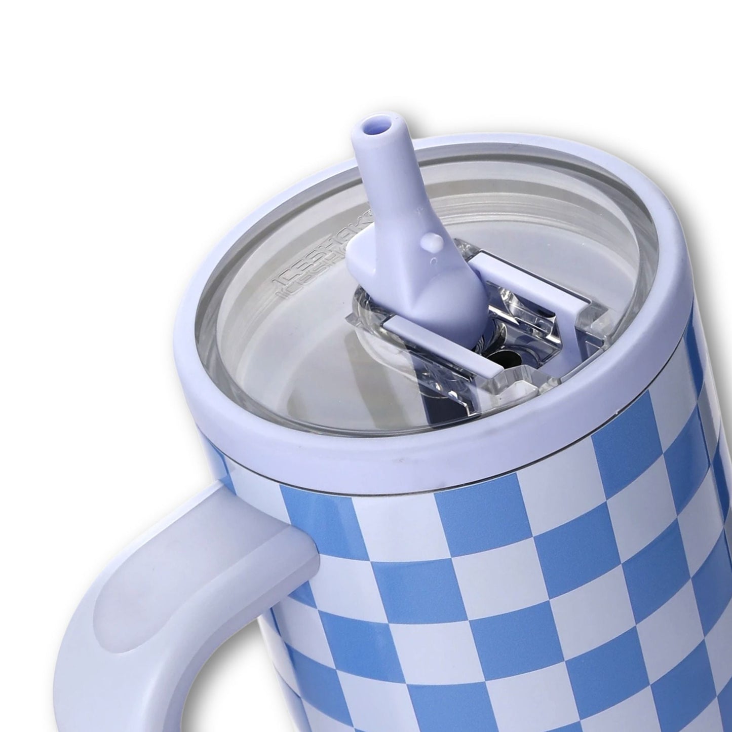 Ice Shaker Blue Checkers Legend Series Shaker Tumbler