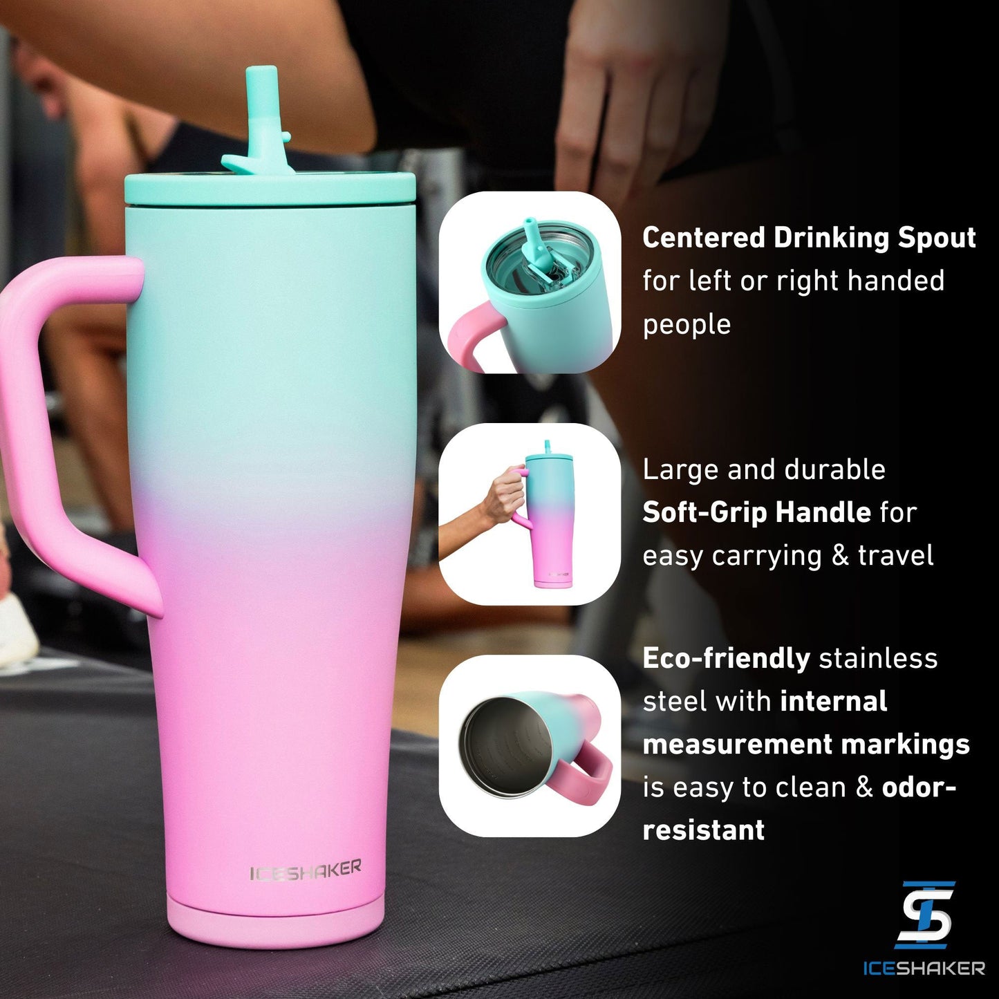 Custom Down to Fish 40oz Legend Shaker Tumblers