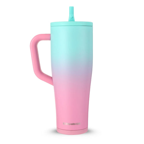 40oz Legend Series Shaker Bottle - Mint Pink Ombre