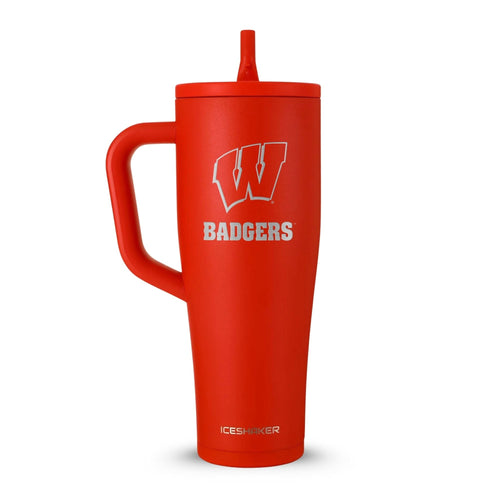 Official Wisconsin Badgers NCAA Team Logo 40oz Legend Ice Shaker