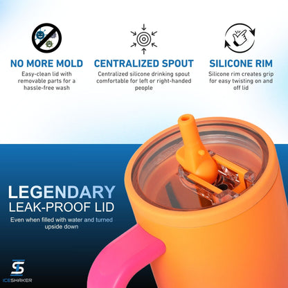 40oz Legend Series Shaker Bottle - Sunkissed