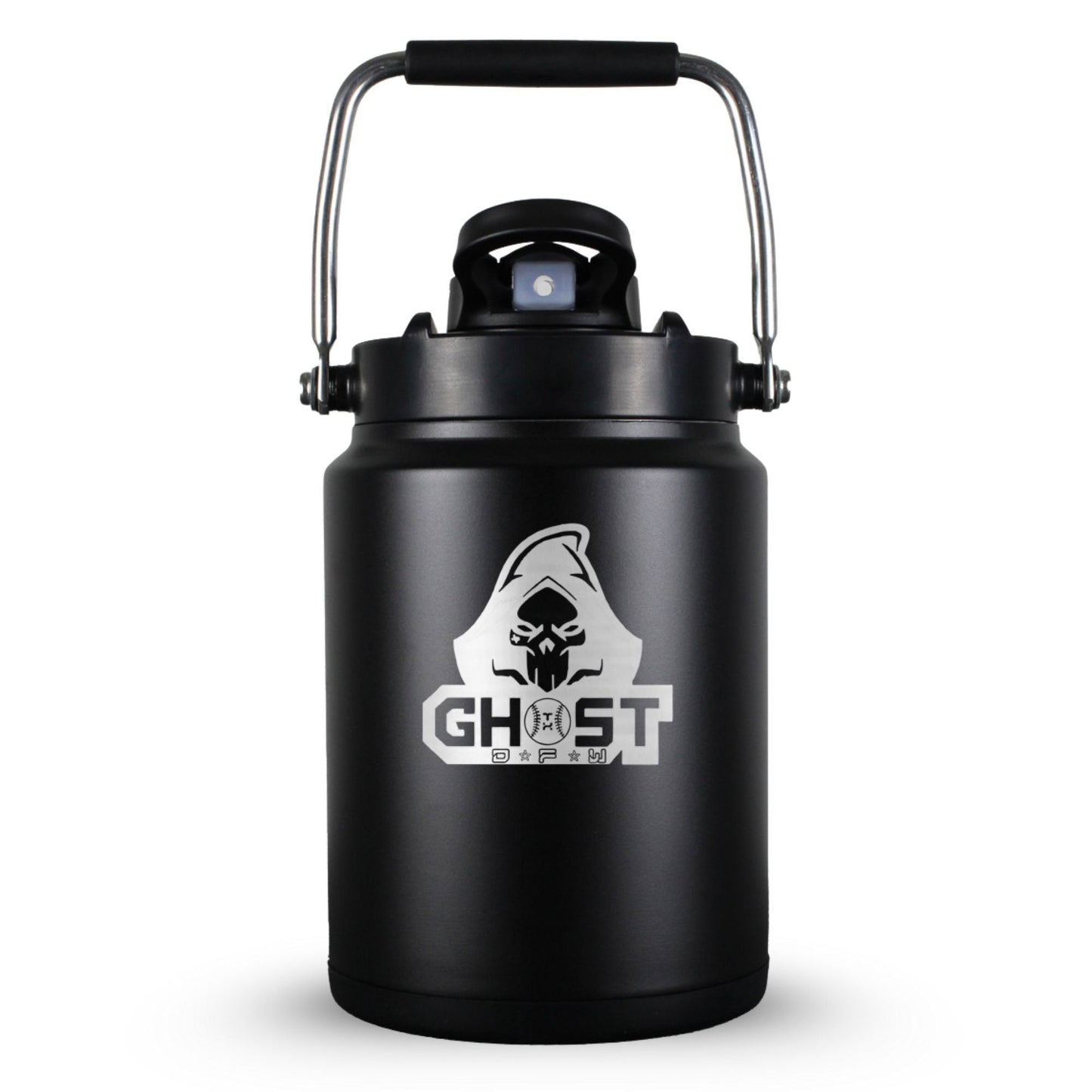 Custom Ghost DFW Half Gallon Jug