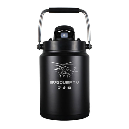 Custom MagDumpTV Helicopter Half Gallon Jug