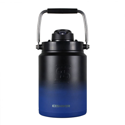 Half Gallon Jug with Silicone Base - Navy Black Ombre
