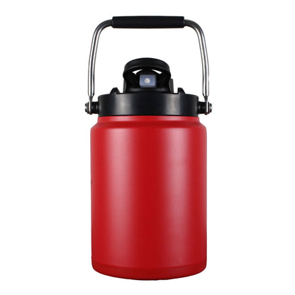 Half Gallon Jug with Silicone Base - Red