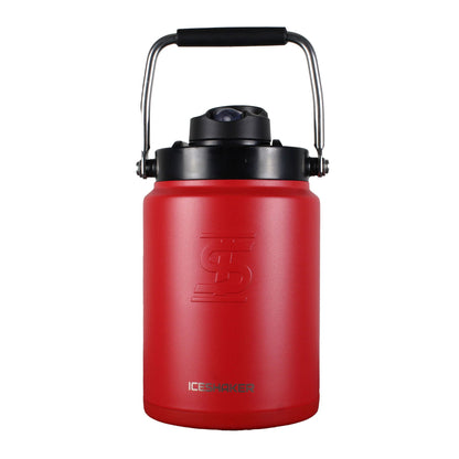 Half Gallon Jug with Silicone Base - Red