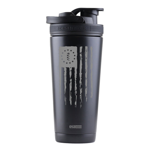 OSD 1776 Flag Custom 26oz Ice Shaker - Black