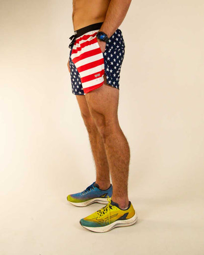 Men's USA 5" DS Running Shorts