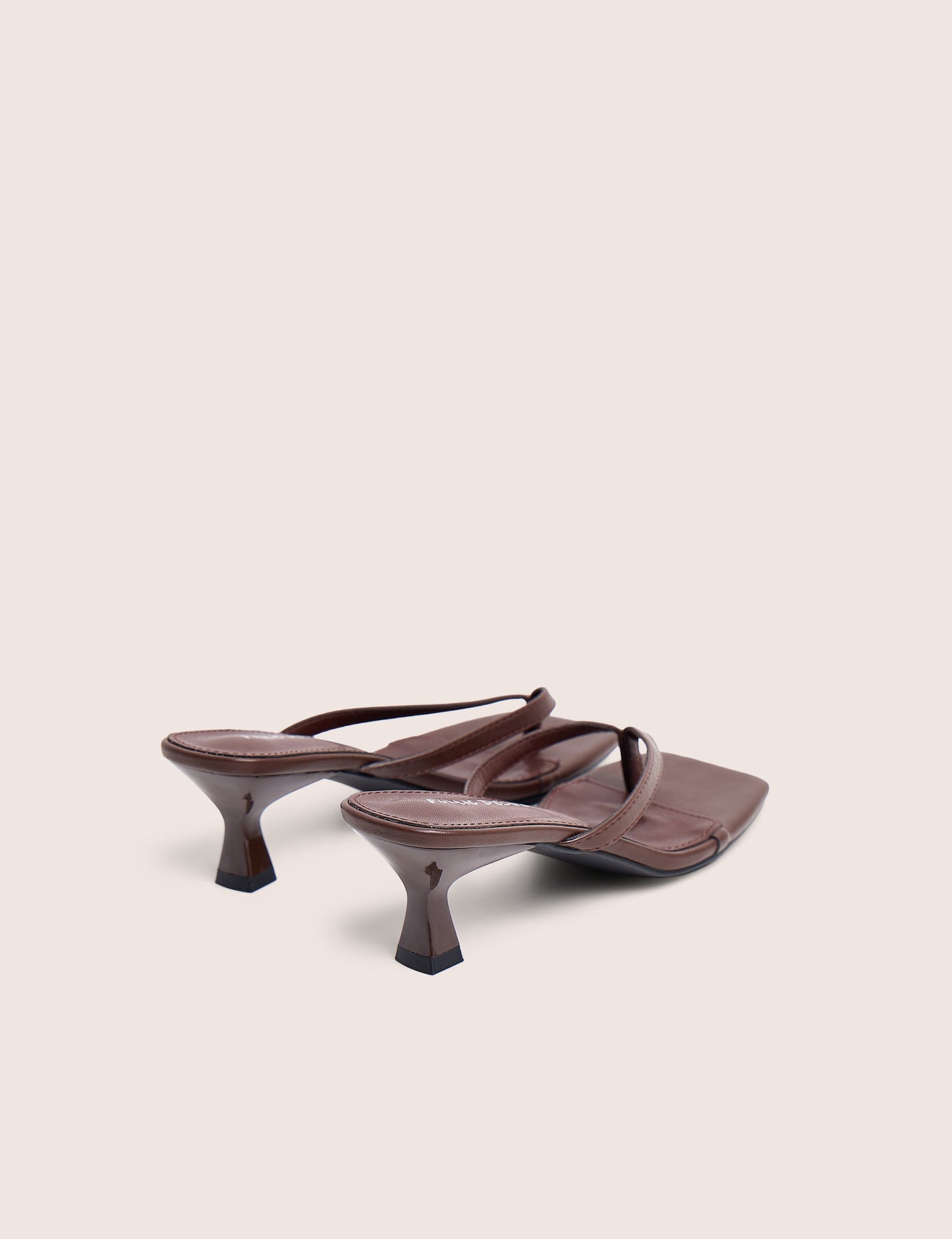 Everlast Chocolate Brown Thong Flip Flop Heels