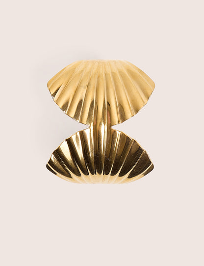 Public Desire Shell Adjustable Cuff in Gold