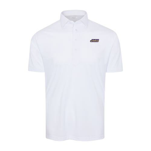 James Madison Semi-Spread Collar Polo White