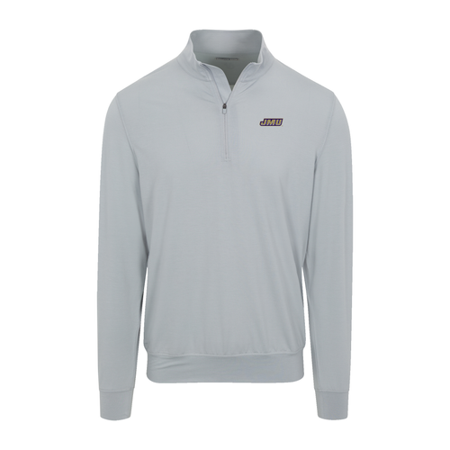 James Madison Velocity Performance Quarter Zip Light Grey