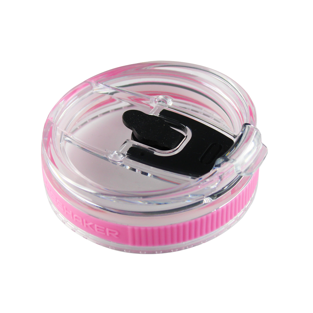 26oz Flex Lid with Straw - Pink Band