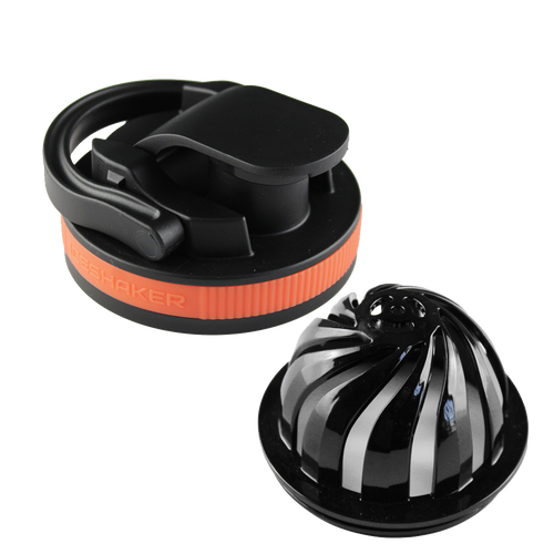 26oz Shaker Lid + Agitator Combo - Black Lid with Summer Escape Band