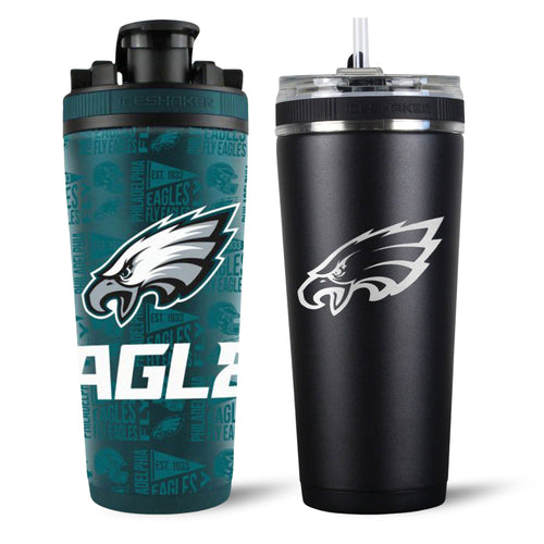 Philadelphia Eagles 4D Shaker & Flex Bottle Bundle
