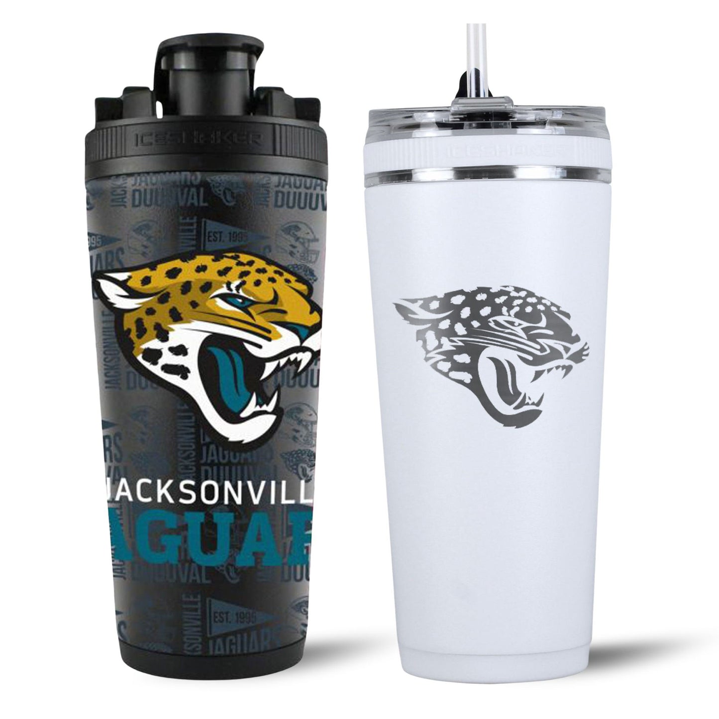 Jacksonville Jaguars 4D Shaker & Flex Bottle Bundle
